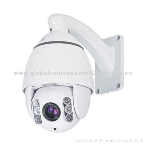 IR High-speed Dome Camera, Powerful 10x Optical Zoom, 60m IR Distance, IP66